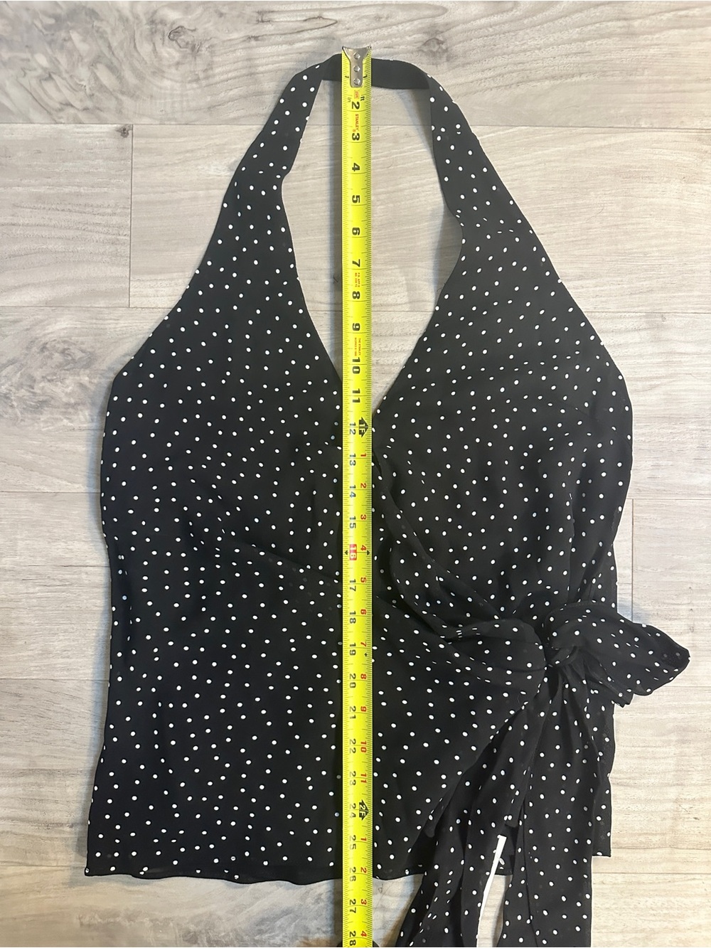 NWT REFORMATION Nila Black & White Polka Dot Halter Wrap Tank, Size M *RARE* - Picture 10 of 12